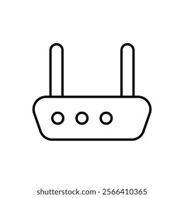 Wi-fi Router icon. Computer hardware icon design. vector graphic