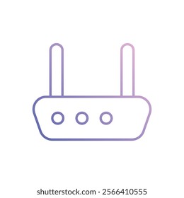 Wi-fi Router icon. Computer hardware icon design. vector graphic