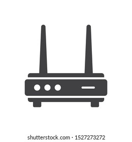 Wifi Router icon. flat simple pictogram. Wi-fi modem vector illustration