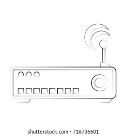 wifi router icon image
