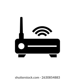 ícone do roteador wi-fi, vetor moderno isolado no fundo branco.
