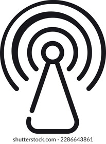 The Wifi Router icon represents a device that enables wireless communication between devices by creating a local area network (LAN) or providing access to a wider area network (WAN)a