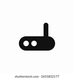 vetor de sinal de ícone do roteador wifi