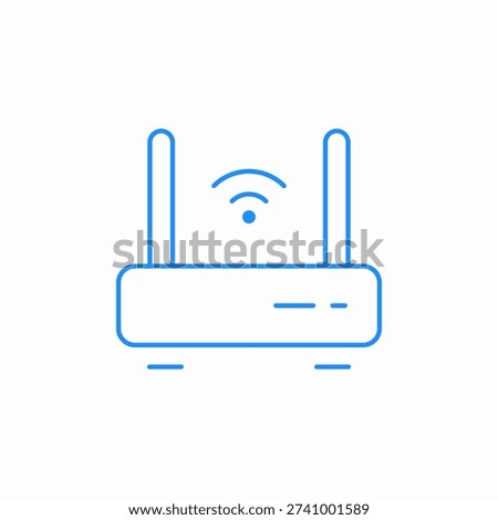 wifi router icon sign vector