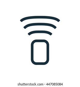 wi-fi router icon simple on white background