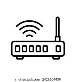 wifi router icon vector design template simple and clean