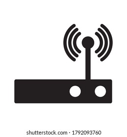 Wi-Fi router icon. vector graphics design