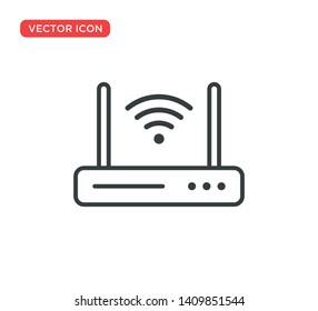 Wifi Router Icon Vector Illustration Design