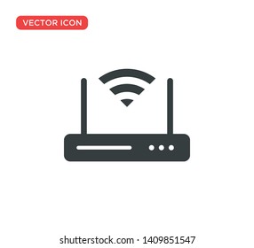 Wifi Router Icon Vector Illustration Design