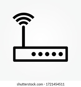 Wifi Router Icon Vector Illustration Design