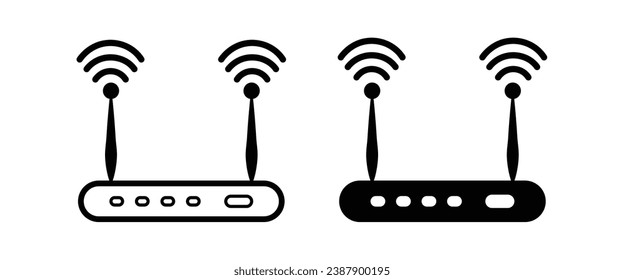 Wifi Router Icon Vector Illustration Design