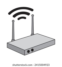 wifi router icon vector illustration design