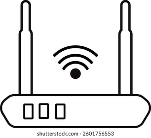 Wifi Router Icon Vector Illustration Design