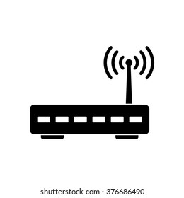 Wifi Router Icon . Vector Illustration