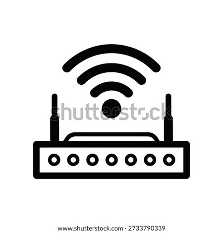 Wifi router icon vector illustration design isolated