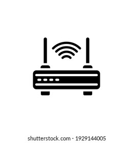 Wifi Router Icon In Vector. Logotype