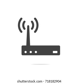 Wifi router icon vector transparent