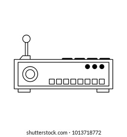 Wifi router isolated