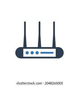  icono de módem y enrutador WiFi