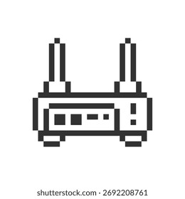 Wifi Router Network Pixel Art