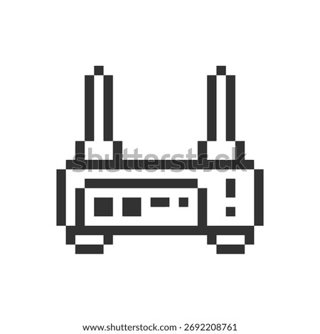 wifi router network pixel art