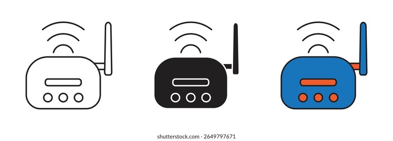 Wi-Fi router is a networking device that broadcasts wireless signals, enabling internet connectivity for multiple devices.