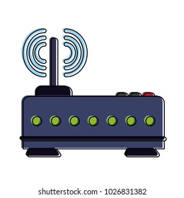 Wifi router symbol