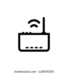 Wifi router vector icon