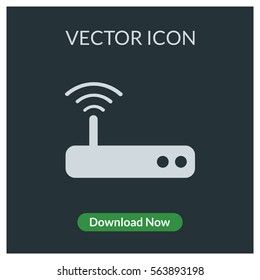 WiFi router vector icon