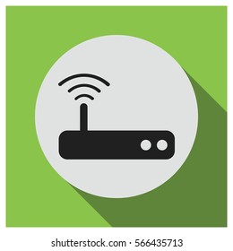 WiFi router vector icon