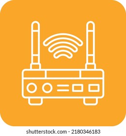 Wifi Router vector icon. Can be used for printing, mobile and web applications.