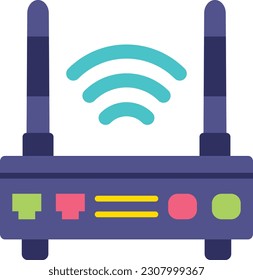 Wifi Router vector icon. Can be used for printing, mobile and web applications.