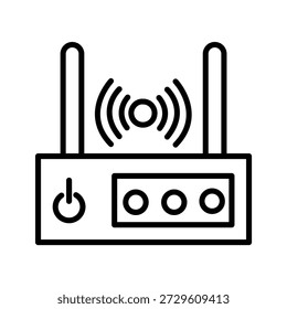 WiFi Router Vektor Symbol Design Trendy