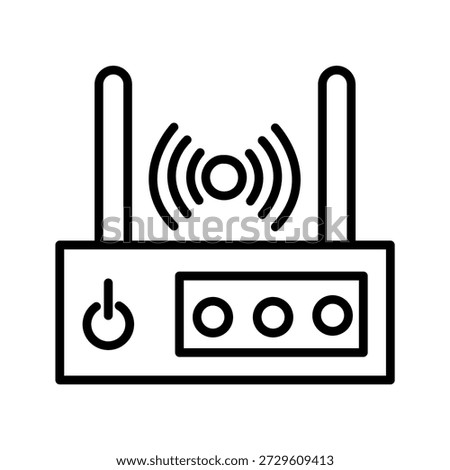 WiFi Router Vector Icon Design Trendy