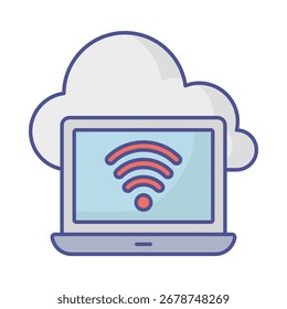 wifi router Vector Icon which can easily modify or edit

