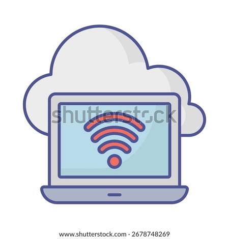 wifi router Vector Icon which can easily modify or edit

