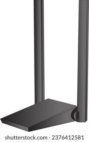 Wi-Fi Router Vector Illustration Eps
