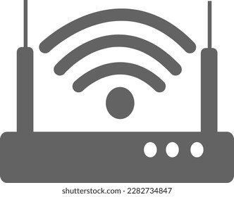 WiFi router vector and illustration. Ready for use on your content