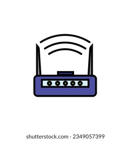 wifi router vector type icon