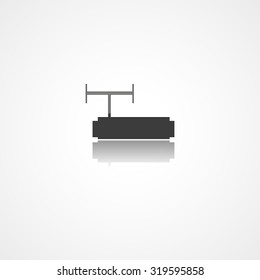 WiFi Router web icon on white background
