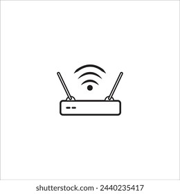 wifi routers icono logo diseño vectorial