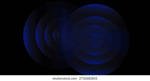 WiFi or scanner light effect, red and blue glowing sonic waves, good or bad signal concept. Neon no signal icon. Wireless network symbols.
