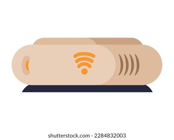 wifi security alarm with wifi waves