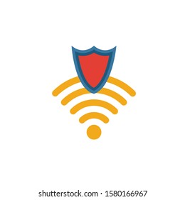 Wifi Security icon. Simple element from security icons collection. Creative Wifi Security icon ui, ux, apps, software and infographics.