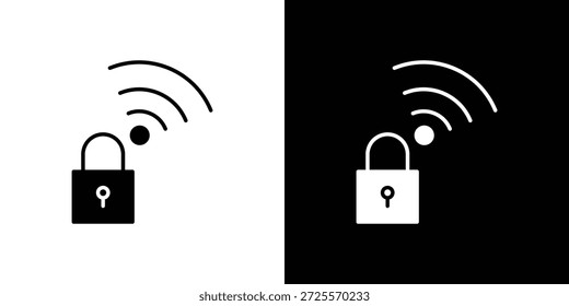 WLAN-Sicherheit Symbol, Symbol, Logo-Illustrationen