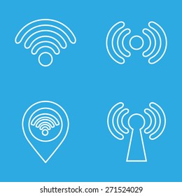 wifi service design, vector illustration eps10 graphic 