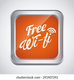 wifi service design, vector illustration eps10 graphic 