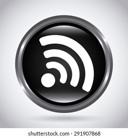 wifi service design, vector illustration eps10 graphic 