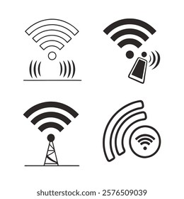 Wi-fi set, tower, wifi tower, laptop