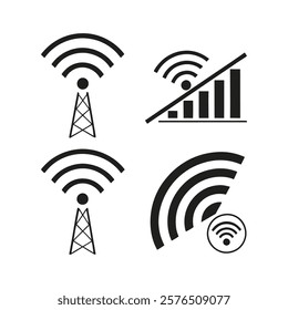 Wi-fi set, tower, wifi tower, laptop